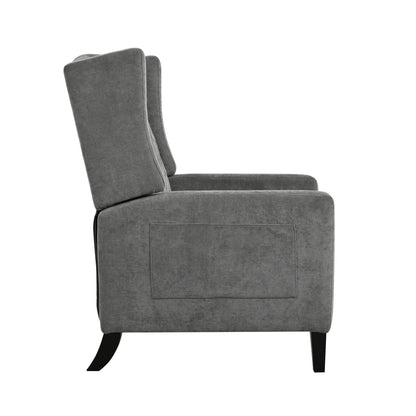 Christopher Knight Home - Poltrona reclinabile Isabella Manual WingBack con tavolo pieghevole e porte USB