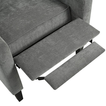 Christopher Knight Home - Poltrona reclinabile Isabella Manual WingBack con tavolo pieghevole e porte USB