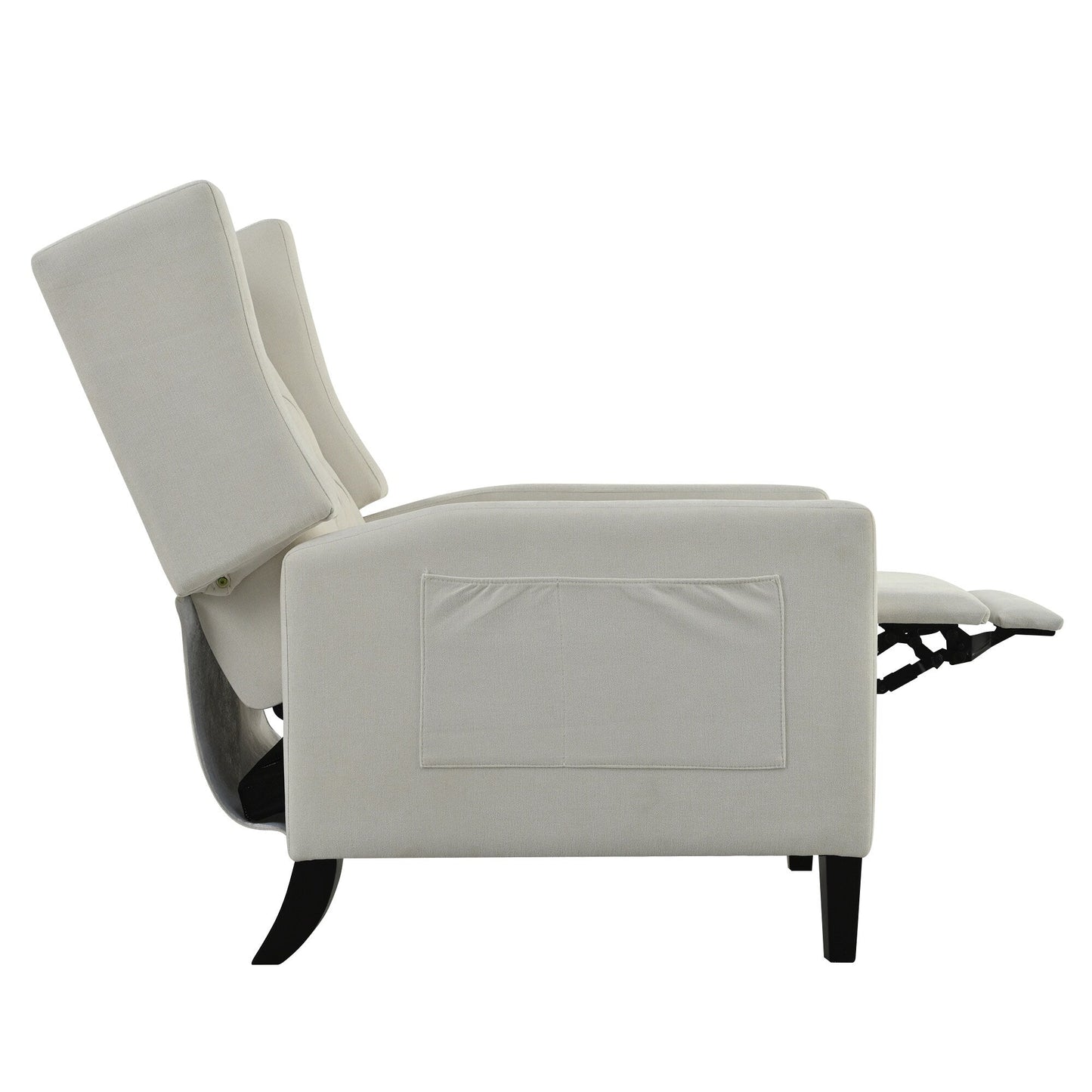 Christopher Knight Home - Poltrona reclinabile Isabella Manual WingBack con tavolo pieghevole e porte USB