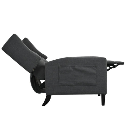 Christopher Knight Home - Poltrona reclinabile Isabella Manual WingBack con tavolo pieghevole e porte USB