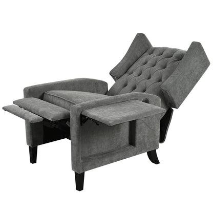 Christopher Knight Home - Poltrona reclinabile Isabella Manual WingBack con tavolo pieghevole e porte USB