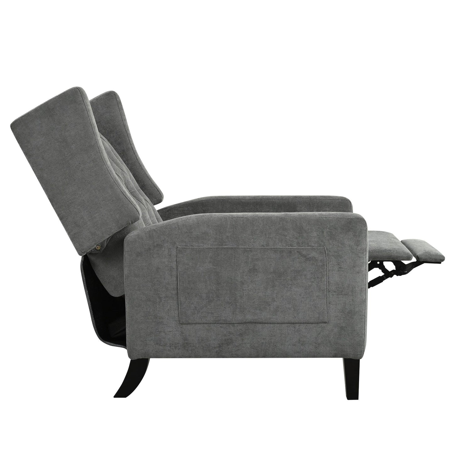 Christopher Knight Home - Poltrona reclinabile Isabella Manual WingBack con tavolo pieghevole e porte USB