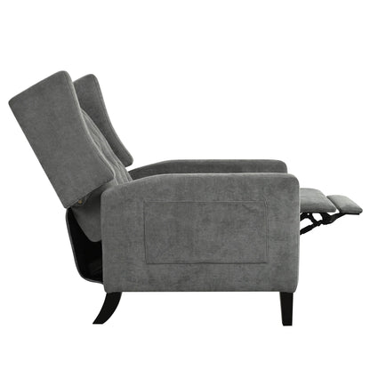 Christopher Knight Home - Poltrona reclinabile Isabella Manual WingBack con tavolo pieghevole e porte USB