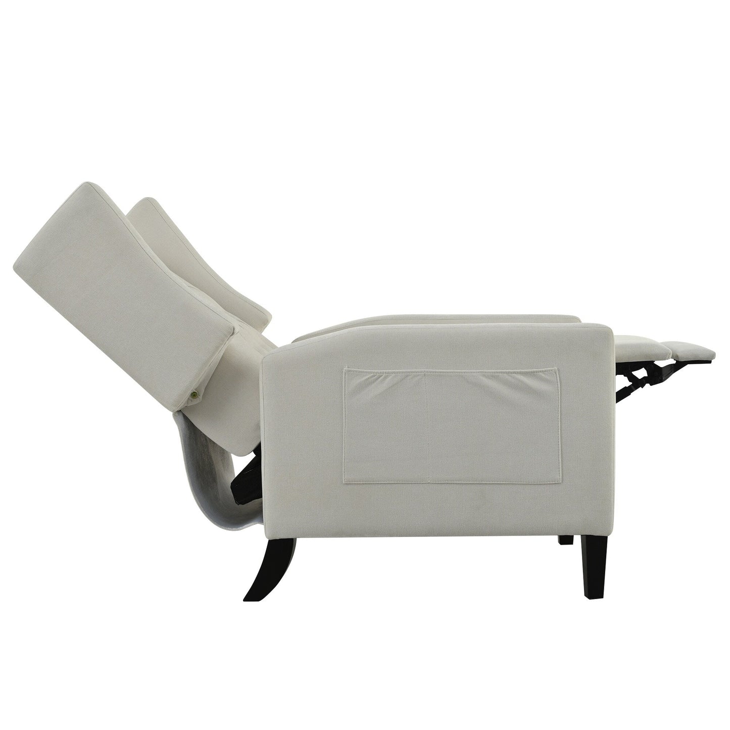 Christopher Knight Home - Poltrona reclinabile Isabella Manual WingBack con tavolo pieghevole e porte USB