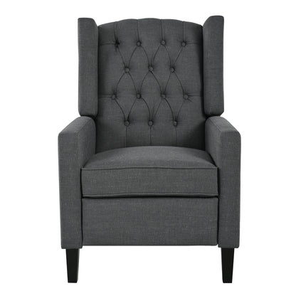 Christopher Knight Home - Poltrona reclinabile Isabella Manual WingBack con tavolo pieghevole e porte USB