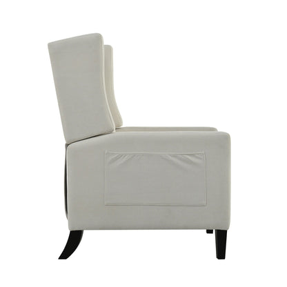 Christopher Knight Home - Poltrona reclinabile Isabella Manual WingBack con tavolo pieghevole e porte USB