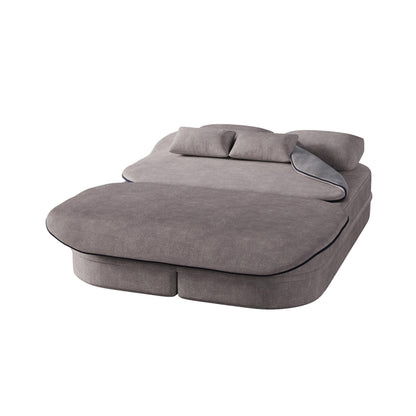 GDFStudio - Divano letto pieghevole Willoughby Chenille con coperta multifunzionale