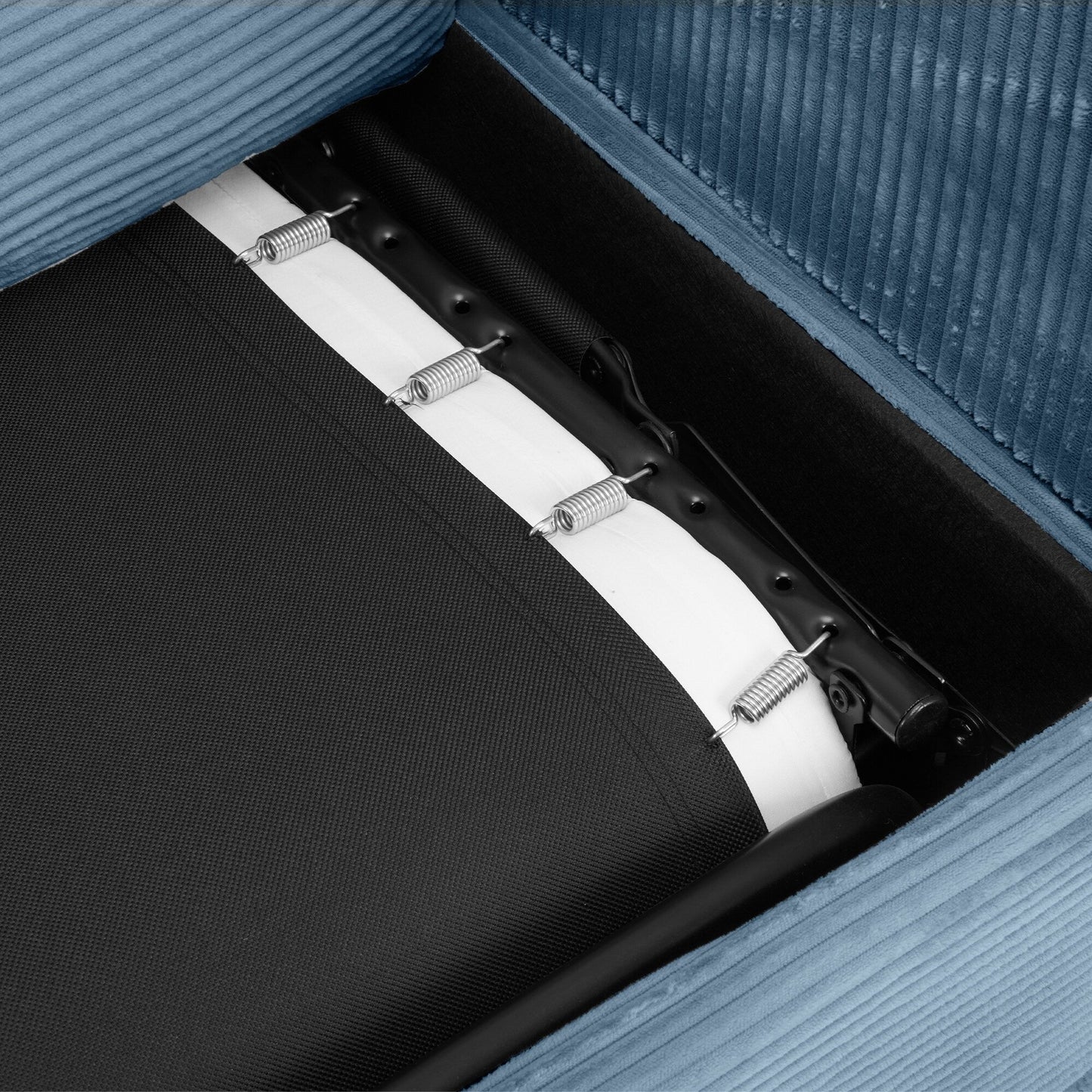 GDFStudio Emily Divano letto multifunzionale convertibile in velluto a coste per piccoli spazi