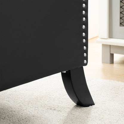 Poltrona reclinabile imbottita con schienale ad ala Christopher Knight Home