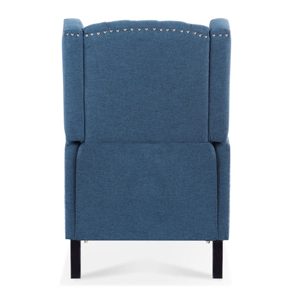 Poltrona reclinabile imbottita con schienale ad ala Christopher Knight Home