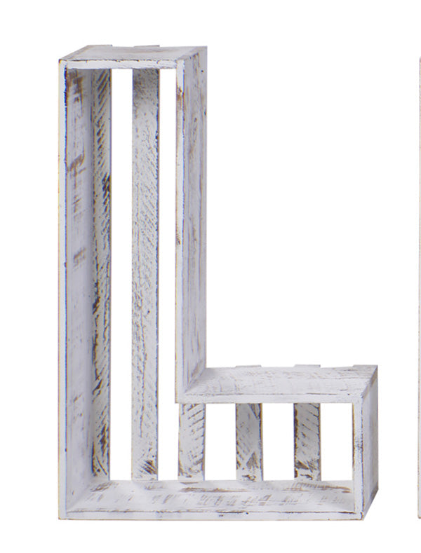 Scaffale Ad L Bianco Da Appendere