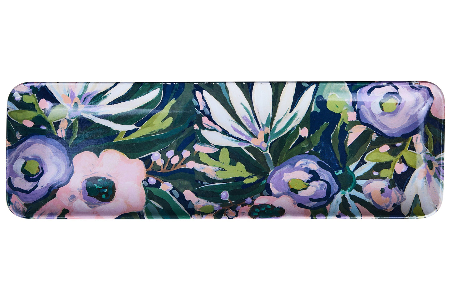 Vincent - Vassoio Rettangolare Floreale Nuit