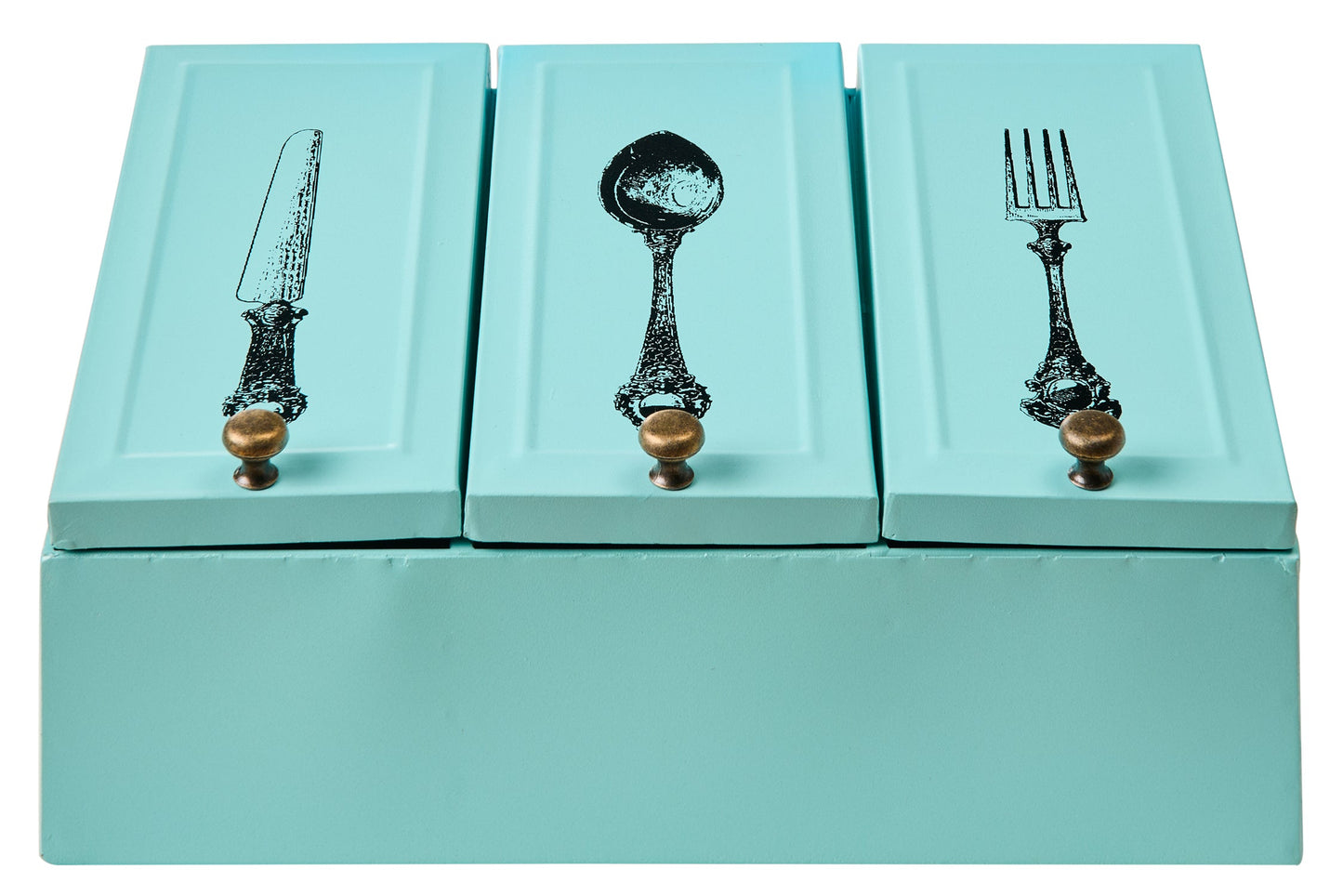 Amichevole - Porta Posate Turchese