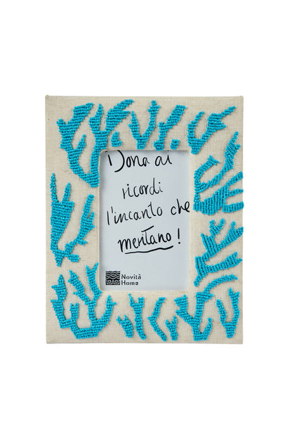 Pehoe - Porta Foto Fantasia Corallo Azzurro