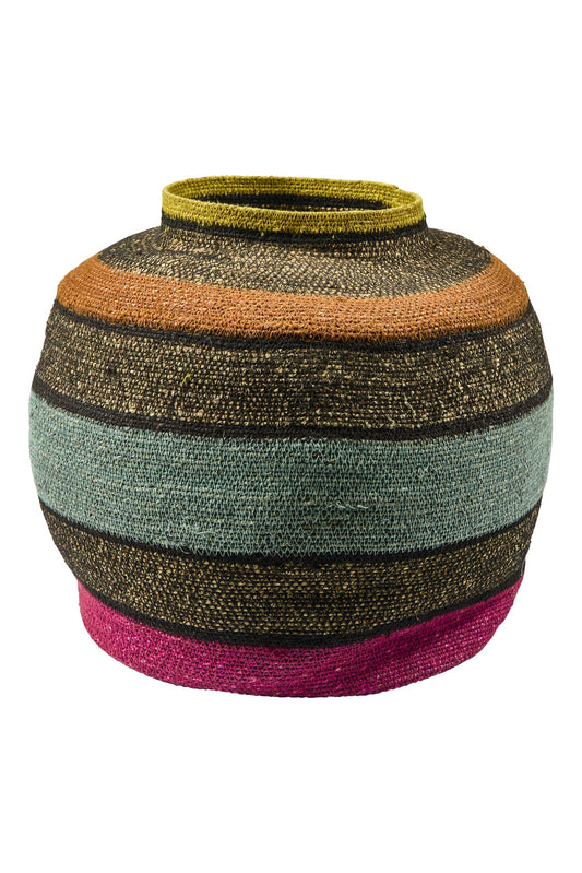 Botanique - Cesta Orcio Colori Fucsia/Arancio/Turchese/Giallo/Nat