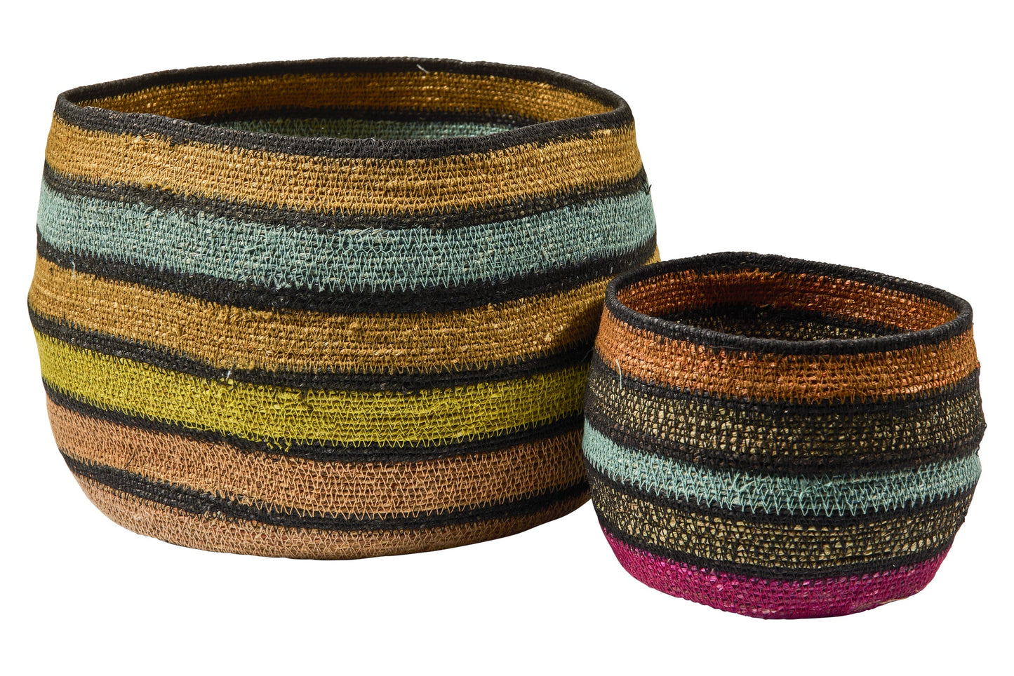 Botanique - Ceste Tonde Set 1/2 Colori Giallo/Arancio/Naturale/