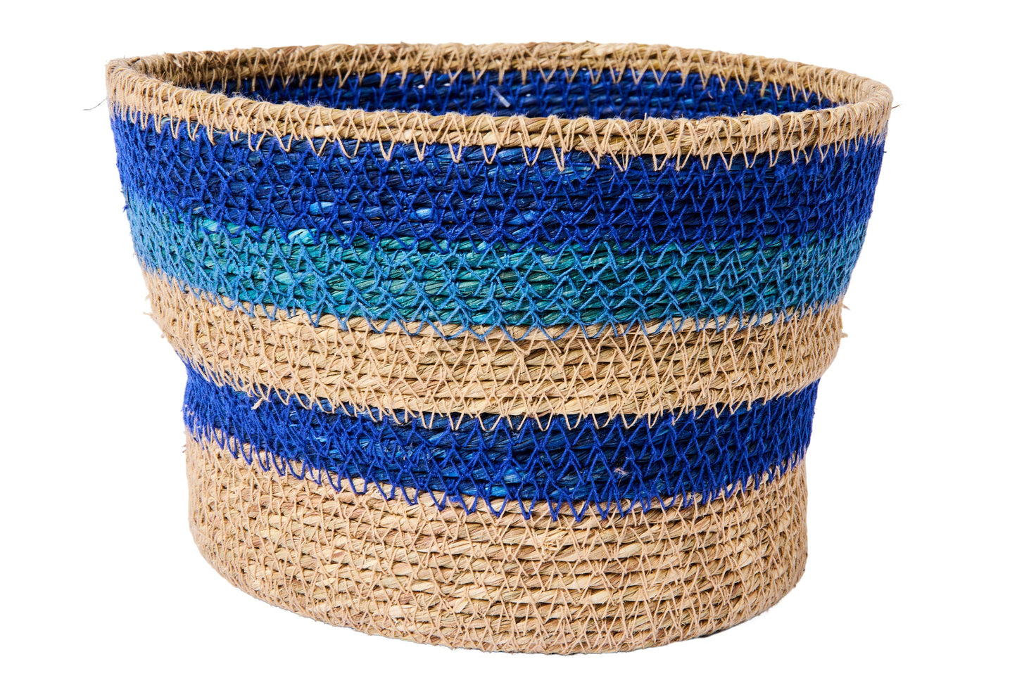 Hongi - Cesta Colori Beige E Azzurro