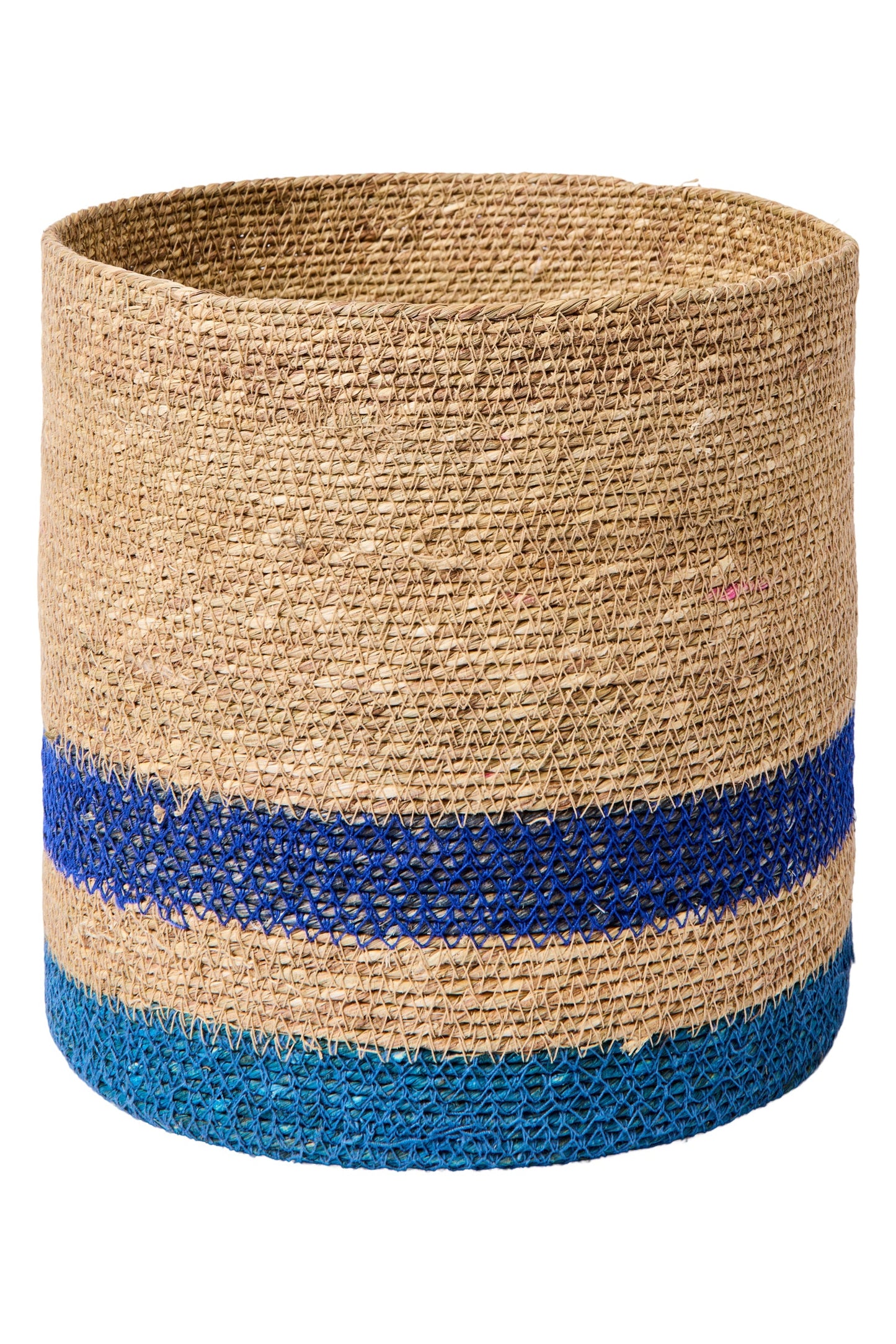 Hongi - Cesto Alto Blu/Turchese/Marrone