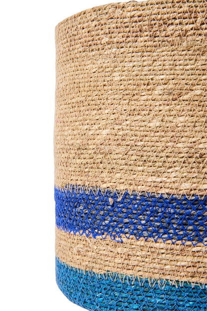 Hongi - Cesto Alto Blu/Turchese/Marrone