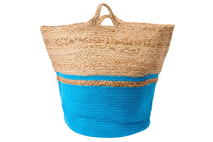 Santa Cruz - Cesta Marrone Azzurra Con Nappina