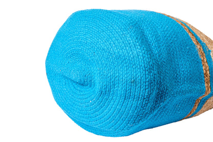 Santa Cruz - Cesta Marrone Azzurra Con Nappina