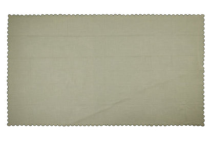 Bonneval - Tovaglia Verde 140X240 Cotone Con Bordo Smerlato