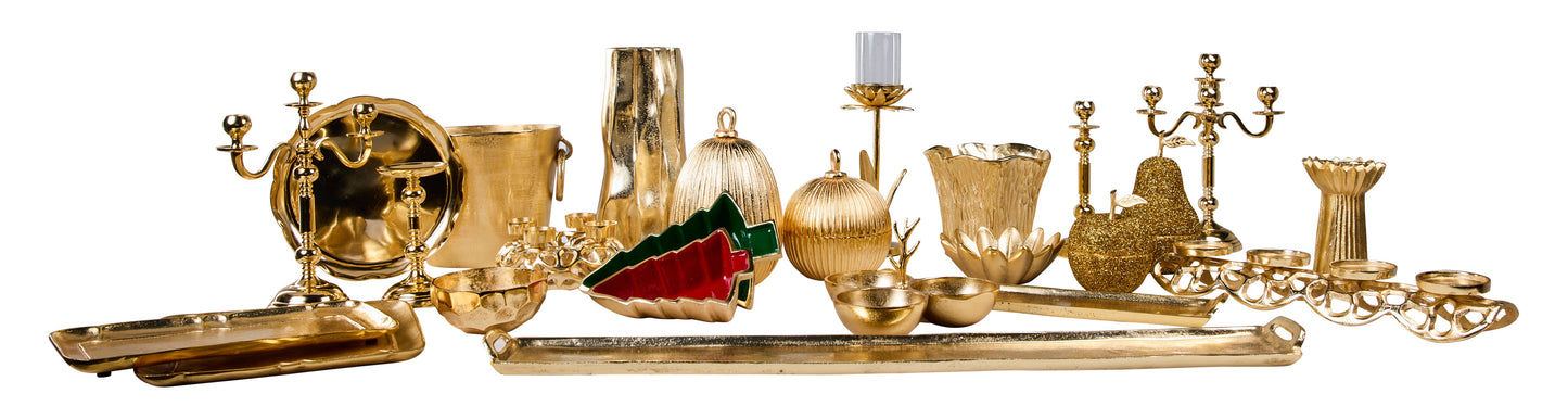 Champagne - Mela Contenitore Contenitore Lurex Groeten