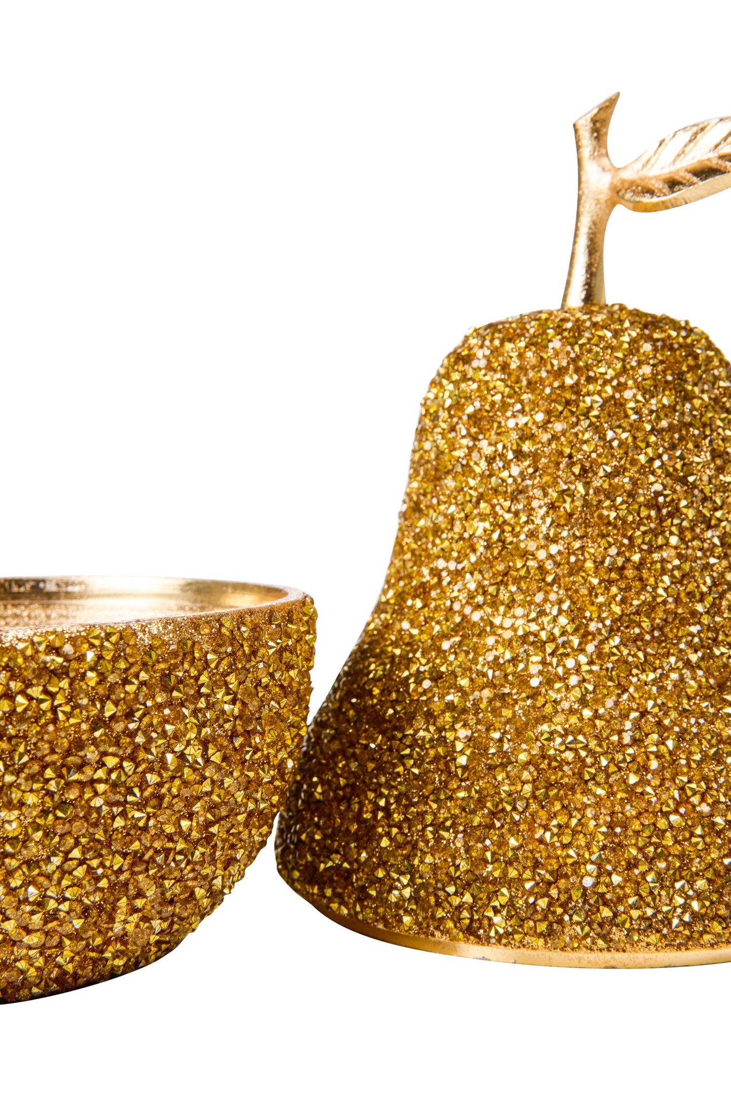 Champagne - Pera Contenitore Coperchio Lurex Kusjes