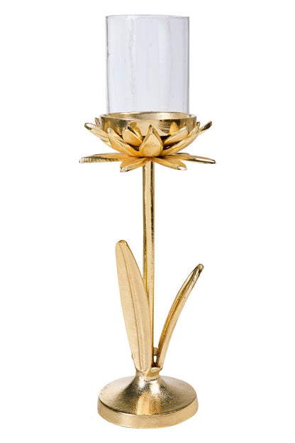 Champagne - Porta Candele Fiore Oro