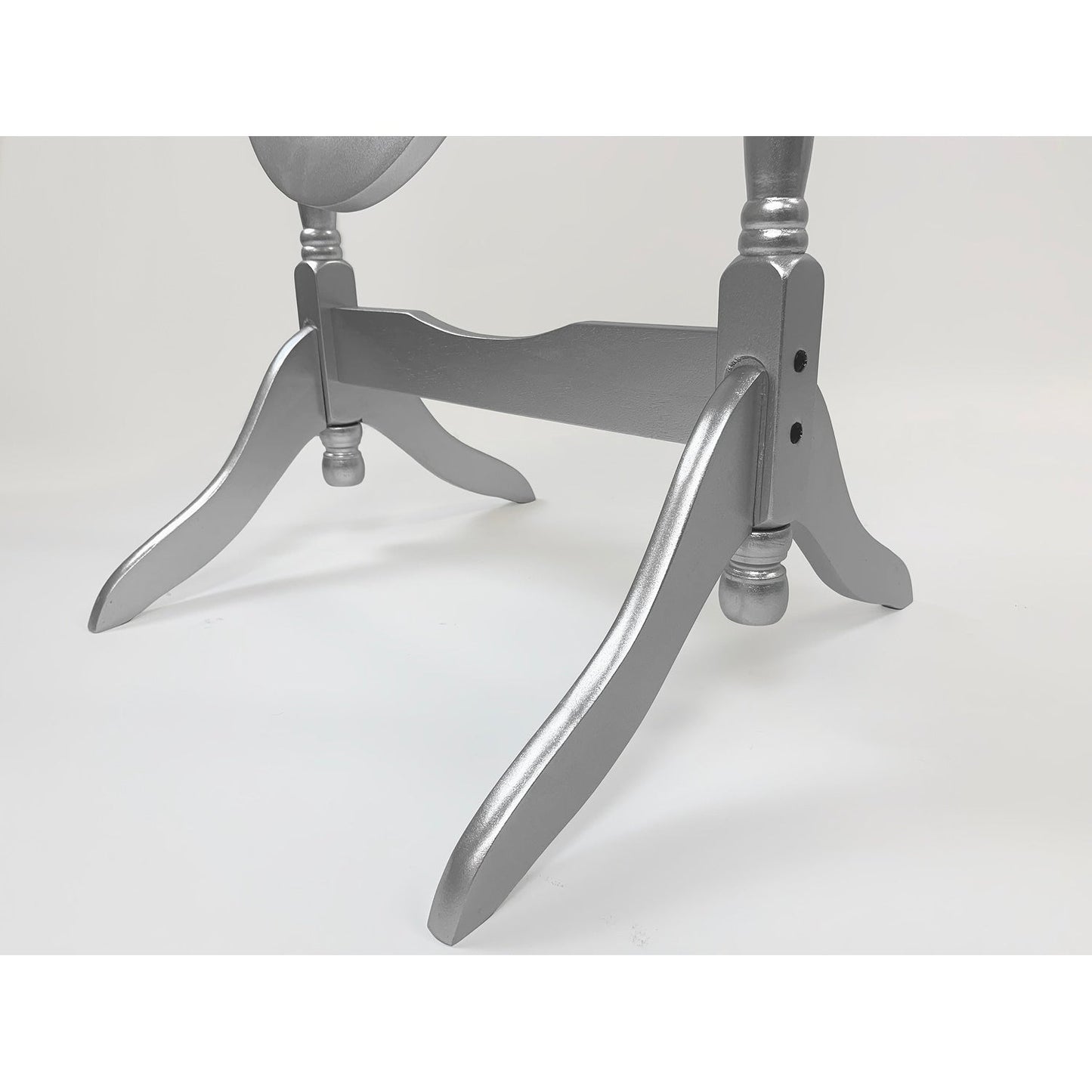 Specchio da pavimento ovale in legno a tutta lunghezza, girevole e regolabile, GTU Furniture