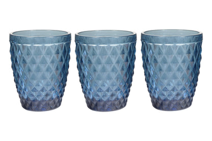 Winston - Bicchiere Acqua In Vetro Blu