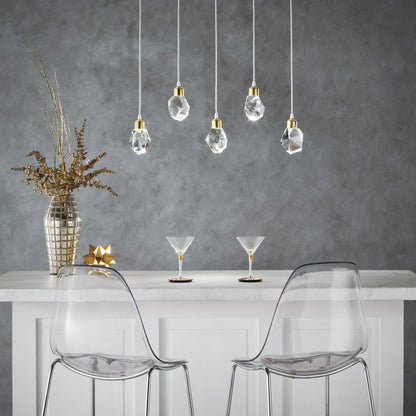 Lampadario/sospensione a LED Galway Crystal Rock di iNSPIRE Q Bold
