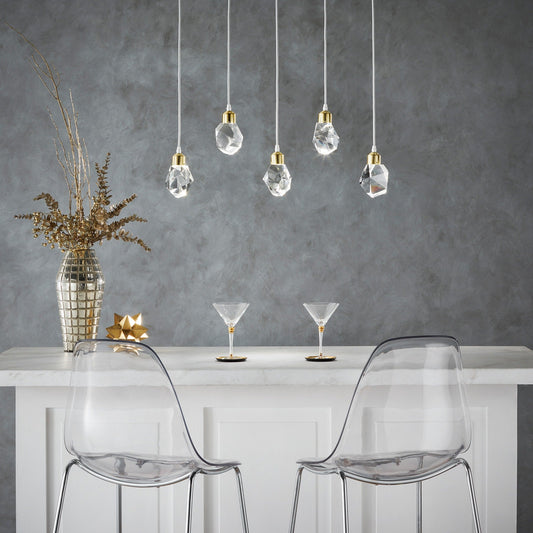 Lampadario/sospensione a LED Galway Crystal Rock di iNSPIRE Q Bold