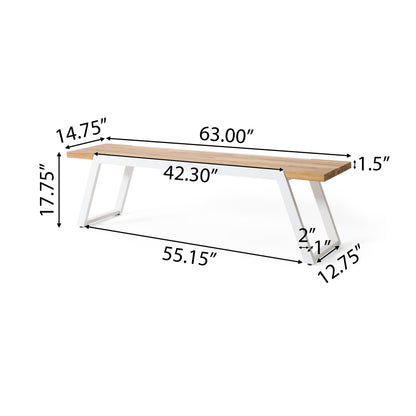 Set da picnic da esterno Gaylor in legno di acacia da 3 pezzi di Christopher Knight Home