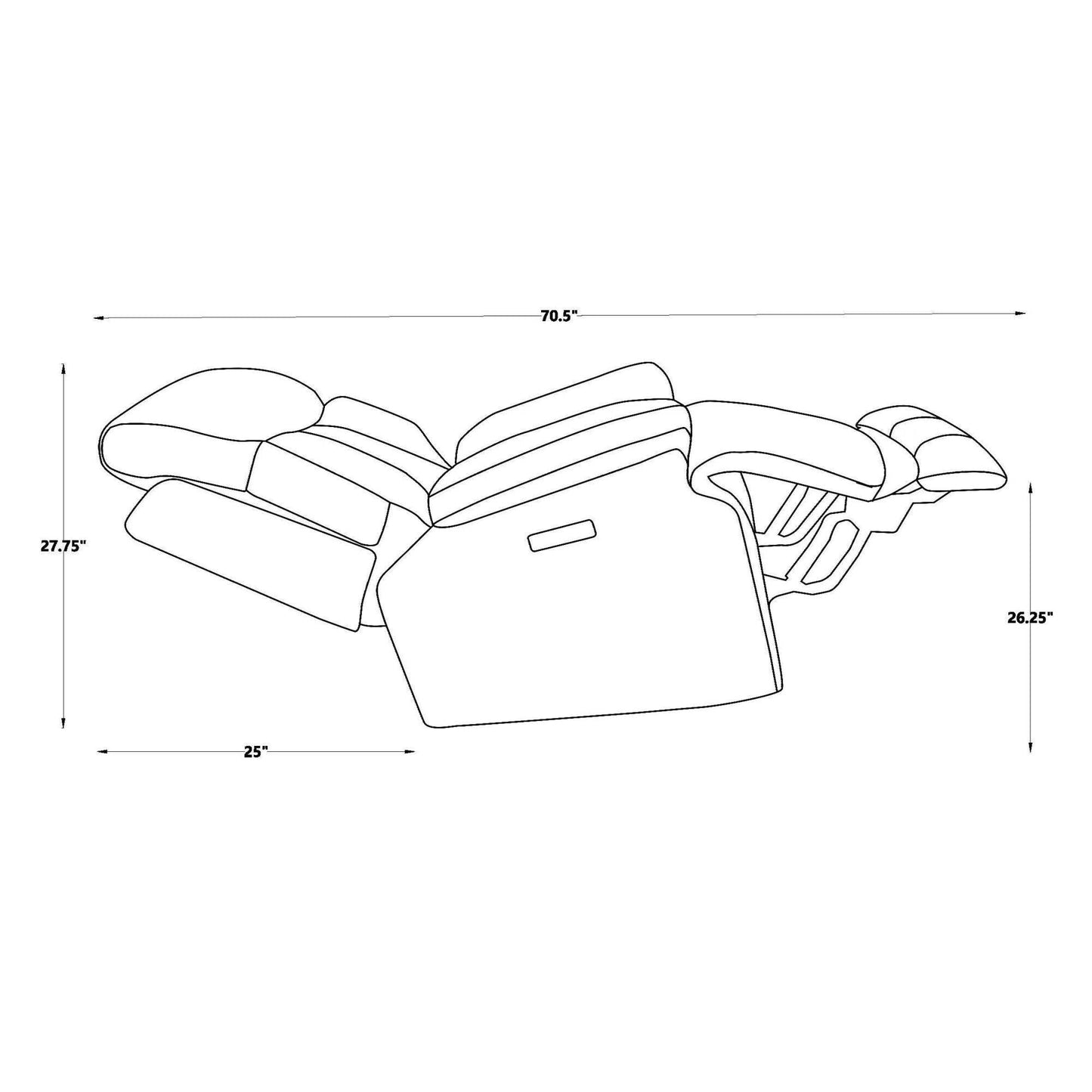 Poltrona reclinabile elettrica in pelle pieno fiore, poggiatesta regolabile, poggiapiedi estensibile, poltrona reclinabile a gravità zero