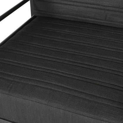 Poltrone da esterno Giovanna in alluminio con dettagli in finto legno (set da 2) di Christopher Knight Home