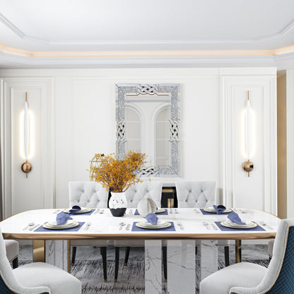 Specchio da parete Glam Crystal Accent Diamond Art