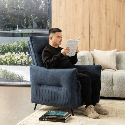 Poltrona reclinabile Glitzhome 41H in tessuto con schienale ergonomico segmentato