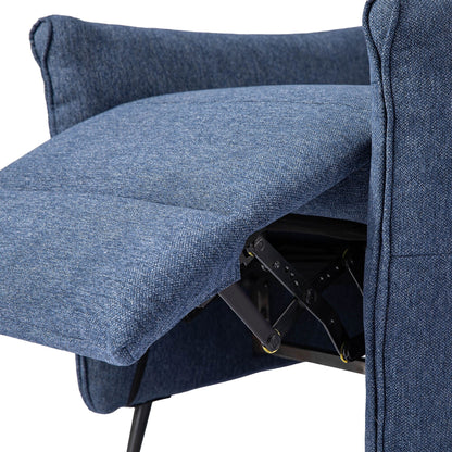 Poltrona reclinabile Glitzhome 41H in tessuto con schienale ergonomico segmentato