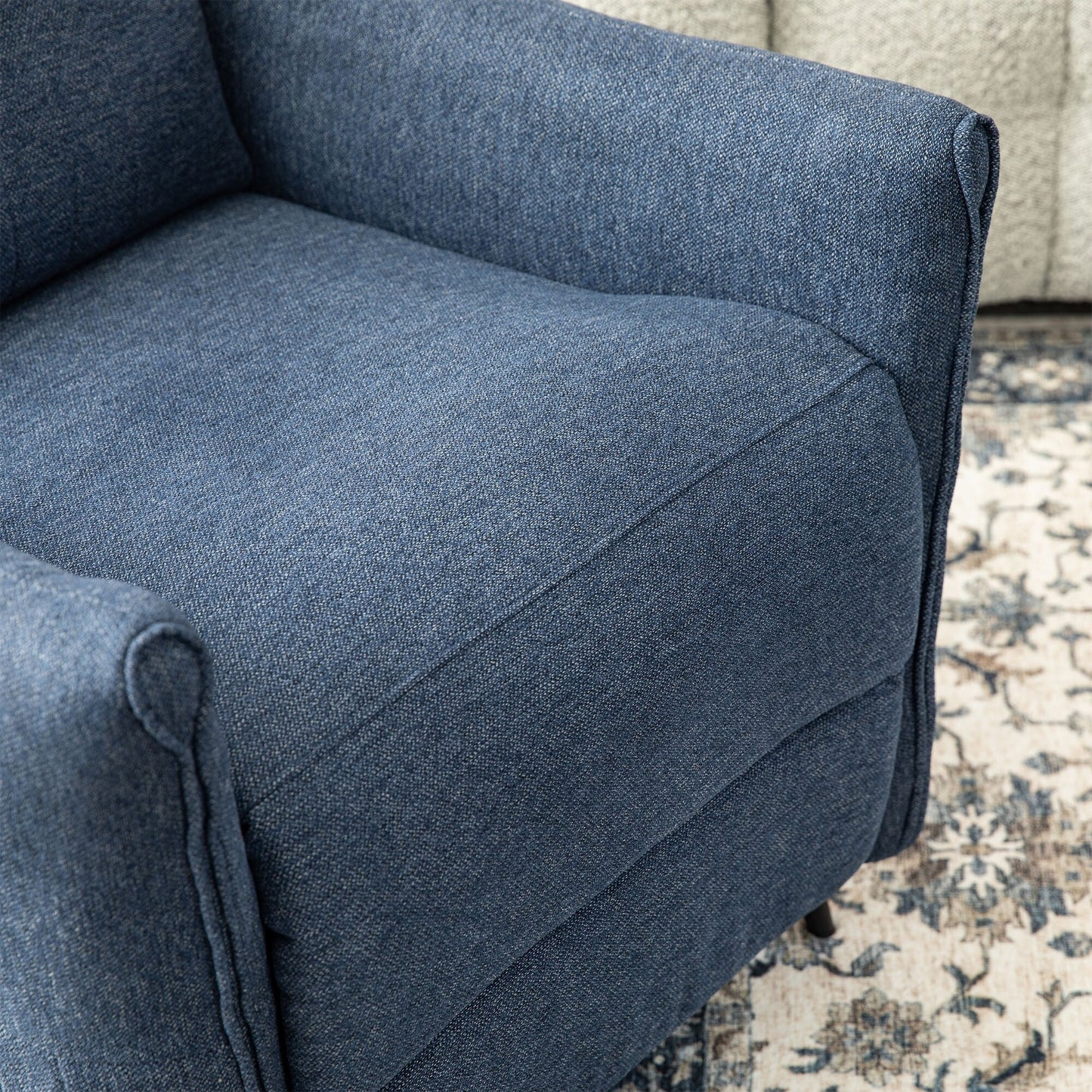 Poltrona reclinabile Glitzhome 41H in tessuto con schienale ergonomico segmentato