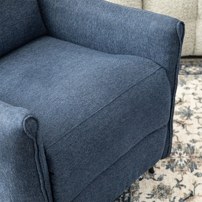 Poltrona reclinabile Glitzhome 41H in tessuto con schienale ergonomico segmentato