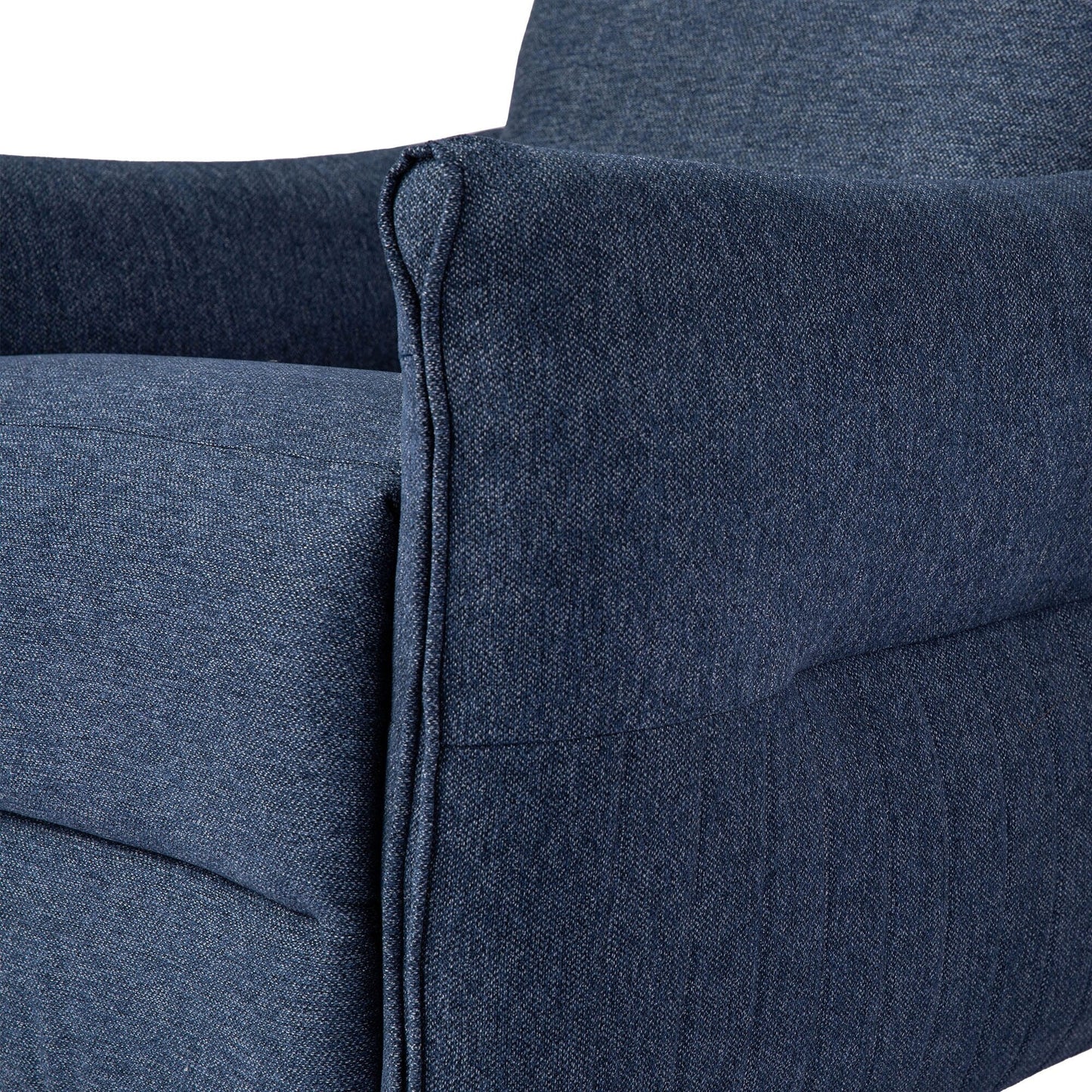 Poltrona reclinabile Glitzhome 41H in tessuto con schienale ergonomico segmentato