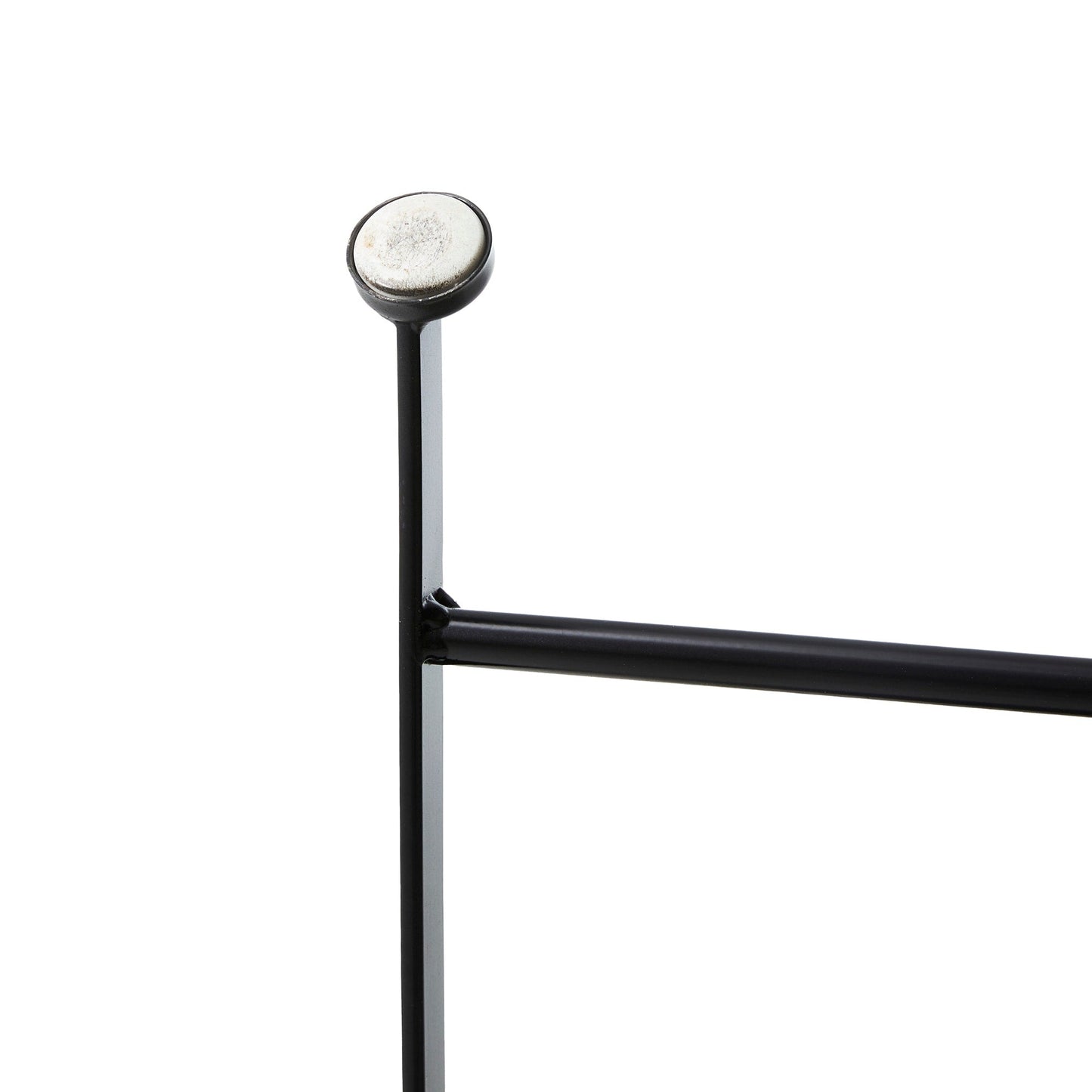 Glitzhome Set da bistrot pieghevole in metallo per esterni, 3 pezzi, tavolo e sedie da patio