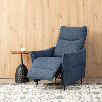 Glitzhome Set di 2 poltrone reclinabili in tessuto 41H con schienale ergonomico segmentato