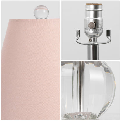 Lampada da tavolo a LED Goddard 16 Crystal Ball/Metal, di JONATHAN Y