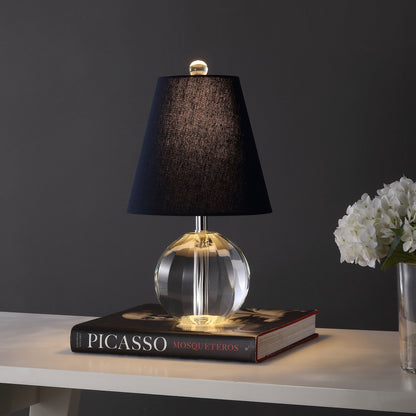 Lampada da tavolo a LED Goddard 16 Crystal Ball/Metal, di JONATHAN Y