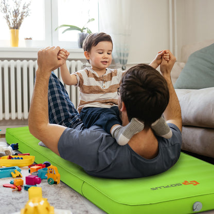 Materassino pieghevole Goplus, materasso da campeggio autogonfiabile con