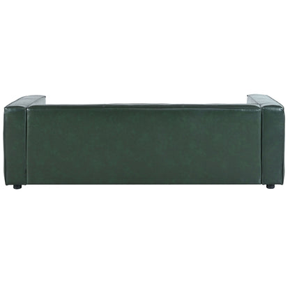 Divano a 3 posti in similpelle Goyette di Christopher Knight Home