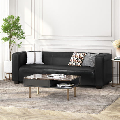 Divano a 3 posti in similpelle Goyette di Christopher Knight Home