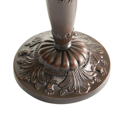 Lampada Tiffany in vetro colorato Gracewood Hollow Asdreni da 20 pollici - 14L x 14W x 20,25H